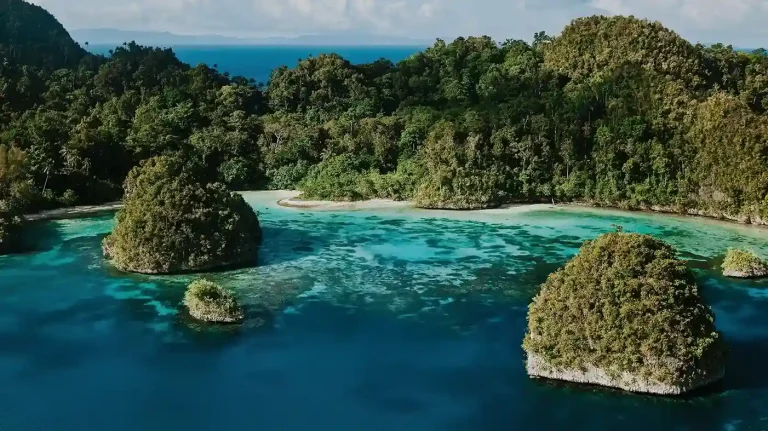 Raja Ampat seascape, a classic underwater photography destination