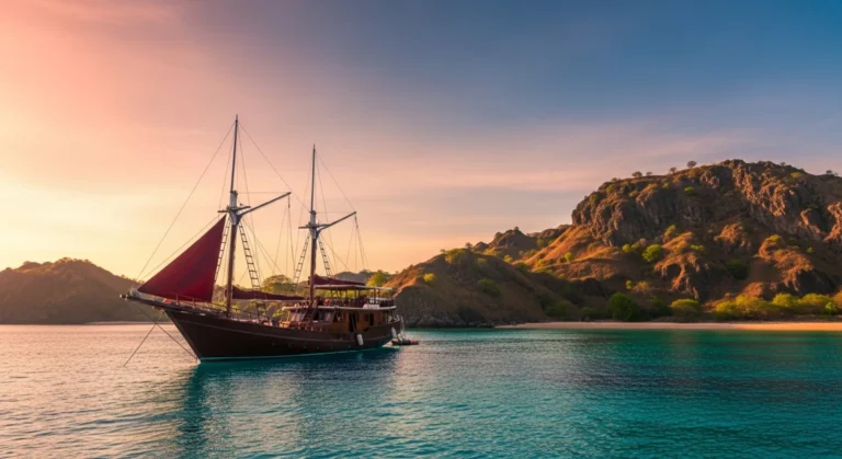 phinisi anchor Komodo National Park